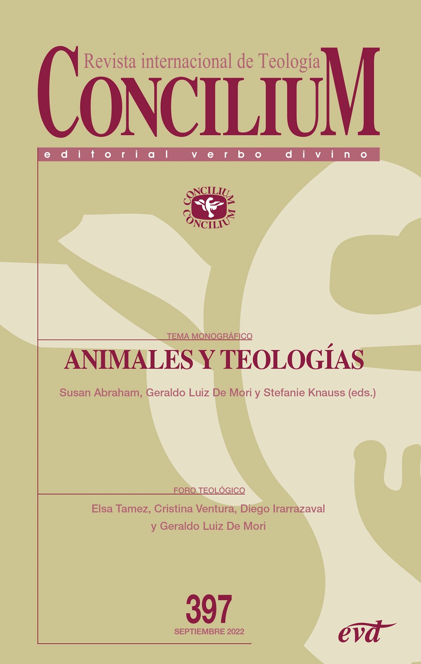 Concilium 397: Animales y teologías