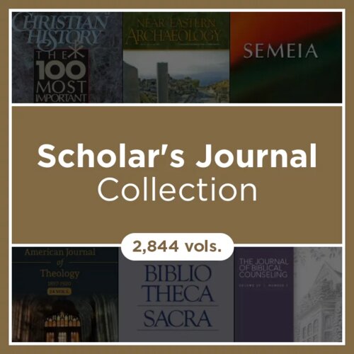 Scholar's Journal Collection (2,844 vols.)