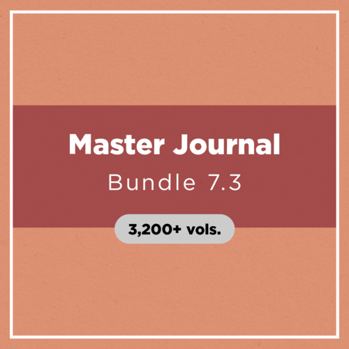 Master Journal Bundle 7.3 (3,200+ vols.)