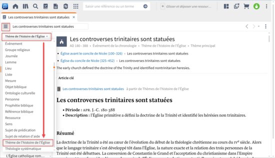 Thèmes De L'histoire De L'église (Web) 1