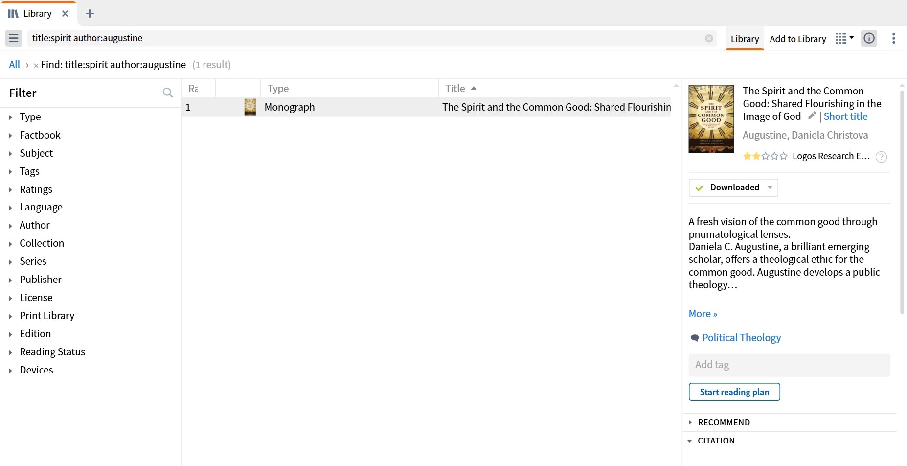 Search within your Library