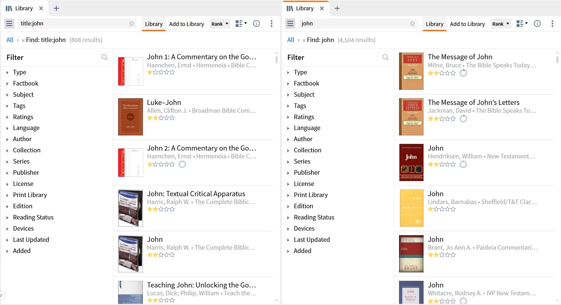 Find books by title