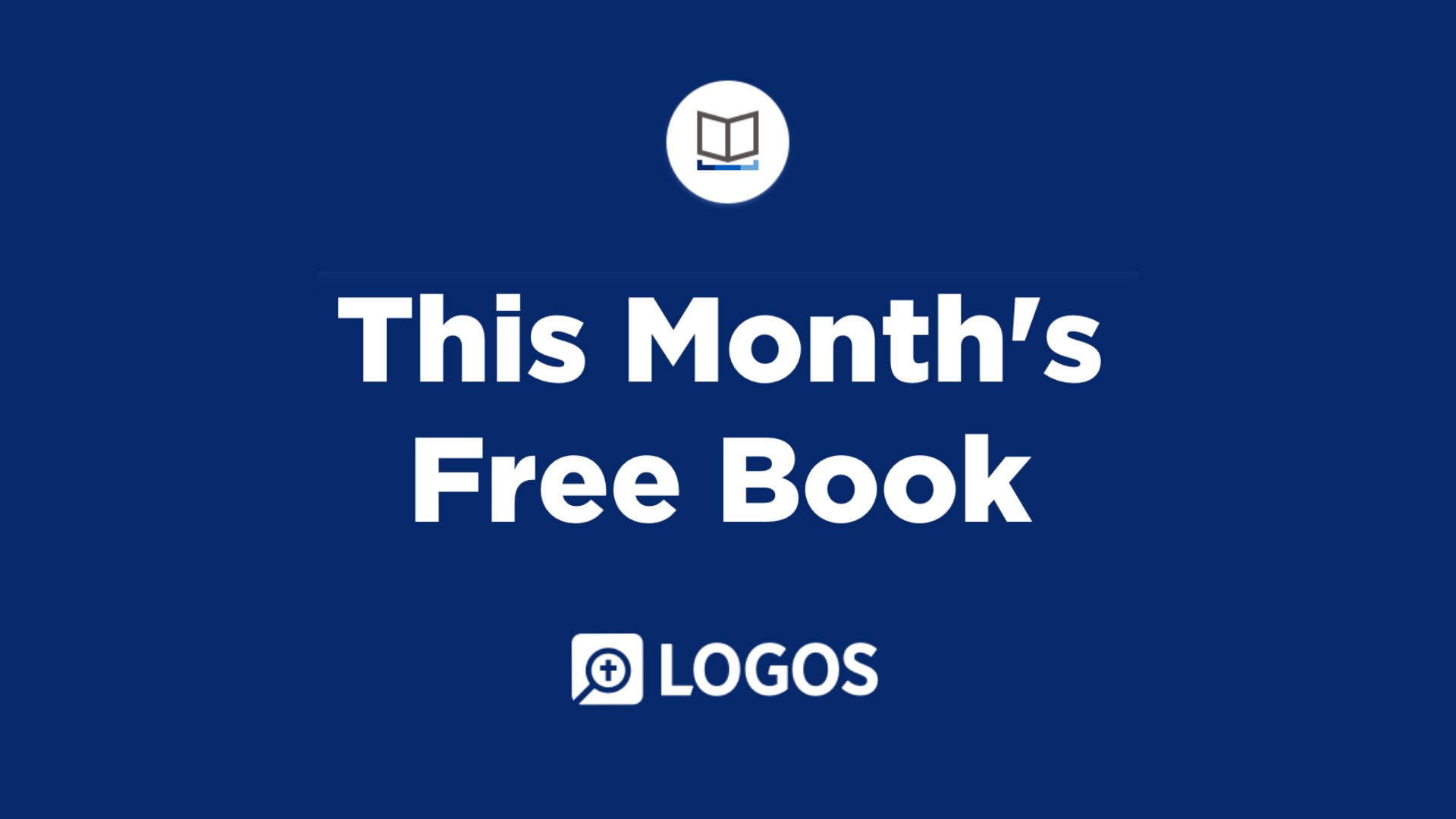 This Month's Free Book | Logos Bible Software