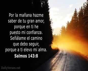 Salmos 143 8