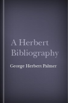 A Herbert Bibliography