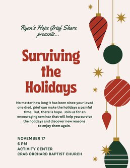 Deep Green and Red Friendly Geometric Business Holiday Flyer - 1