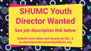 SHUMC Youth Director