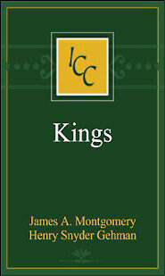 A Critical and Exegetical Commentary on the Books of Kings (ICC)