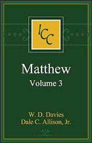 Matthew, Volume 3 (International Critical Commentary Series | ICC)