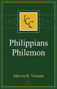 A Critical and Exegetical Commentary on the Epistles to the Philippians and to Philemon (ICC)