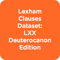 Lexham Clauses  Dataset: LXX Deuterocanon Edition