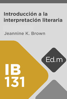 Ed. Móvil: IB131 Introducción a la interpretación literaria