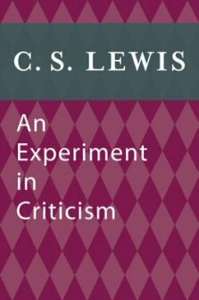 An Experiment in Criticism