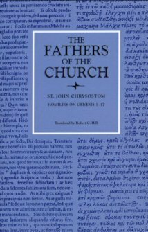 John Chrysostom: Homilies on Genesis 1–17