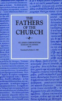 John Chrysostom: Homilies on Genesis 46–67