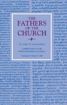 Cyril of Alexandria: Commentary on the Twelve Prophets, vol. 1