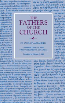 Cyril of Alexandria: Commentary on the Twelve Prophets, vol. 3