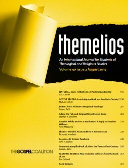 Themelios: Volume 40, No. 2, August 2015