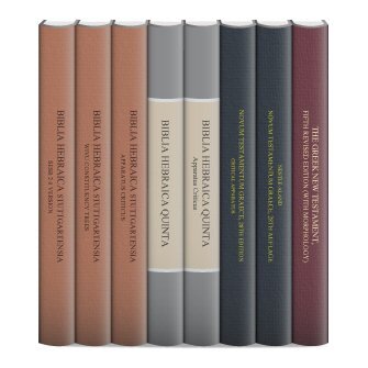 German Bible Society Bundle: Core Greek and Hebrew Texts (8 vols.)