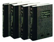 New International Dictionary of New Testament Theology (4 vols.)