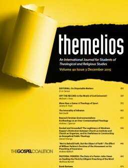 Themelios: Volume 40, No. 3, December 2015