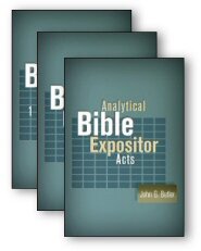 Analytical Bible Expositor: Acts, Romans, 1 & 2 Corinthians (3 vols.)