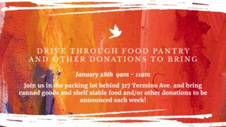 Drive Through Food Pantry And Other Donations To Bring