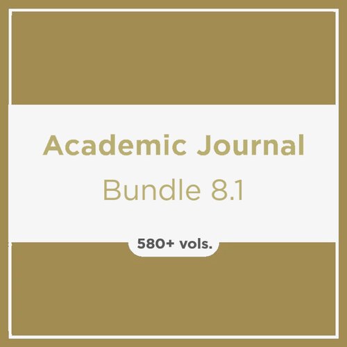 Academic Journal Bundle 8.1 (580+ vols.)