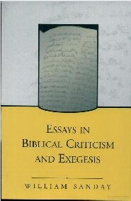 Essays in Biblical Criticism and Exegesis