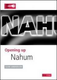 Opening Up Nahum (Opening Up Commentary Series)