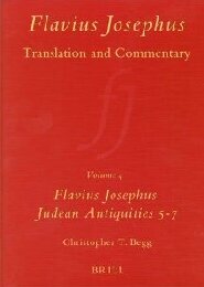 Flavius Josephus: Translation and Commentary, Volume 4 Judean Antiquities Books 5-7