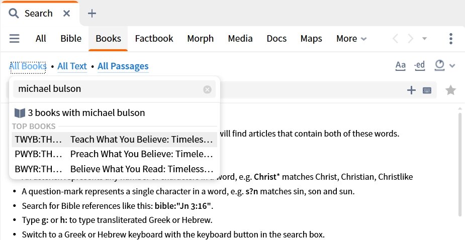 Select Search Resources