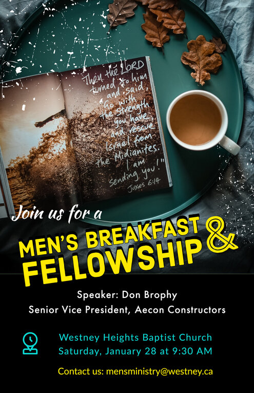 Men's Breakfast Poster