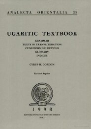 Ugaritic Textbook, Revised Edition