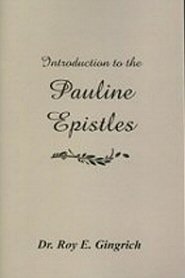 Introduction to the Pauline Epistles