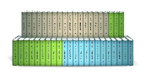 Goodly Heritage Library, Shelves 1–3 (42 vols.)