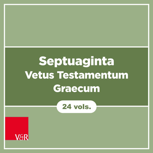 Göttingen Septuagint (Vetus Testamentum Graecum) (24 vols.)