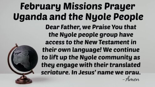 February Missions Prayer