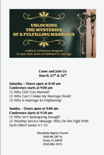 Marriage Conference