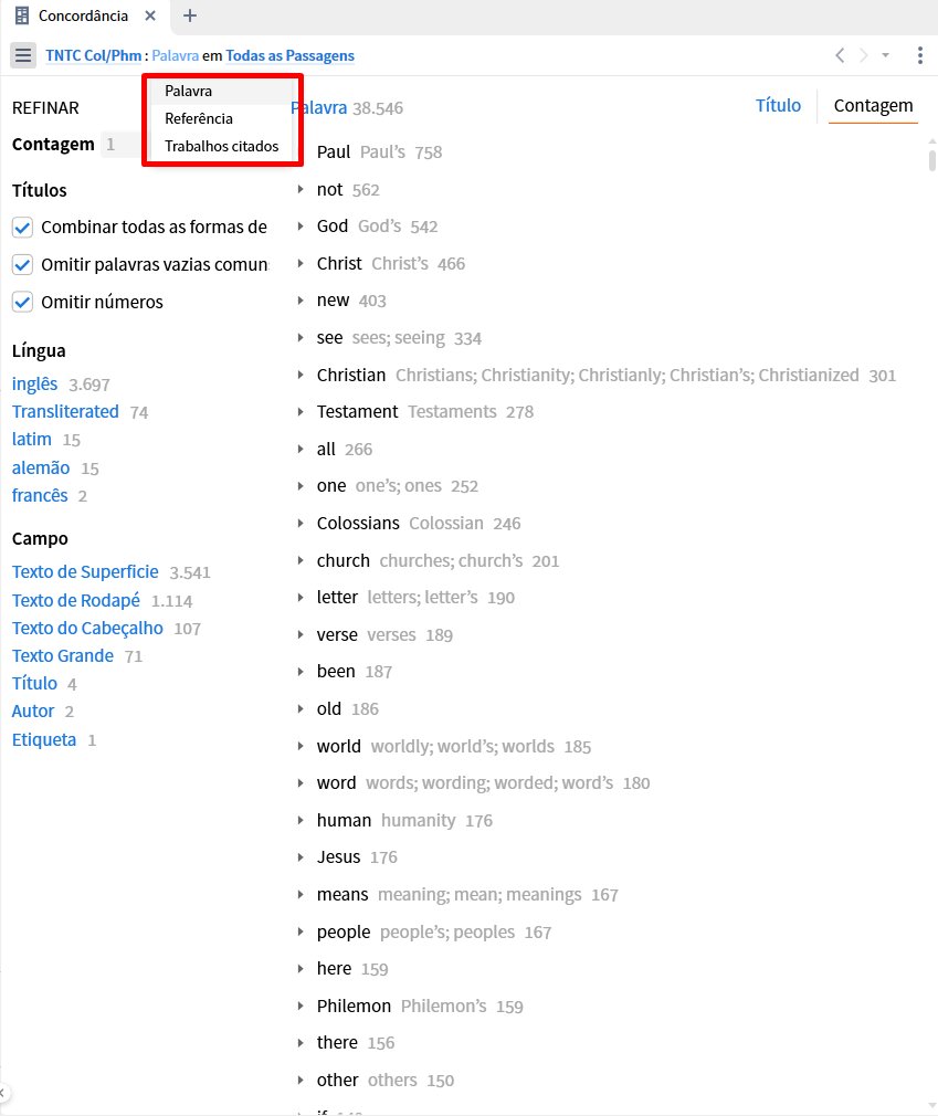 3 Escolha um tipo de Concordância