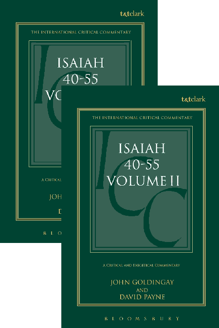 Isaiah 40-55: A Critical and Exegetical Commentary, 2 vols. (International Critical Commentary | ICC)