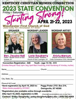 2023 CWC State Convention Flyer With Registration Bottom - April 21-22 Copy