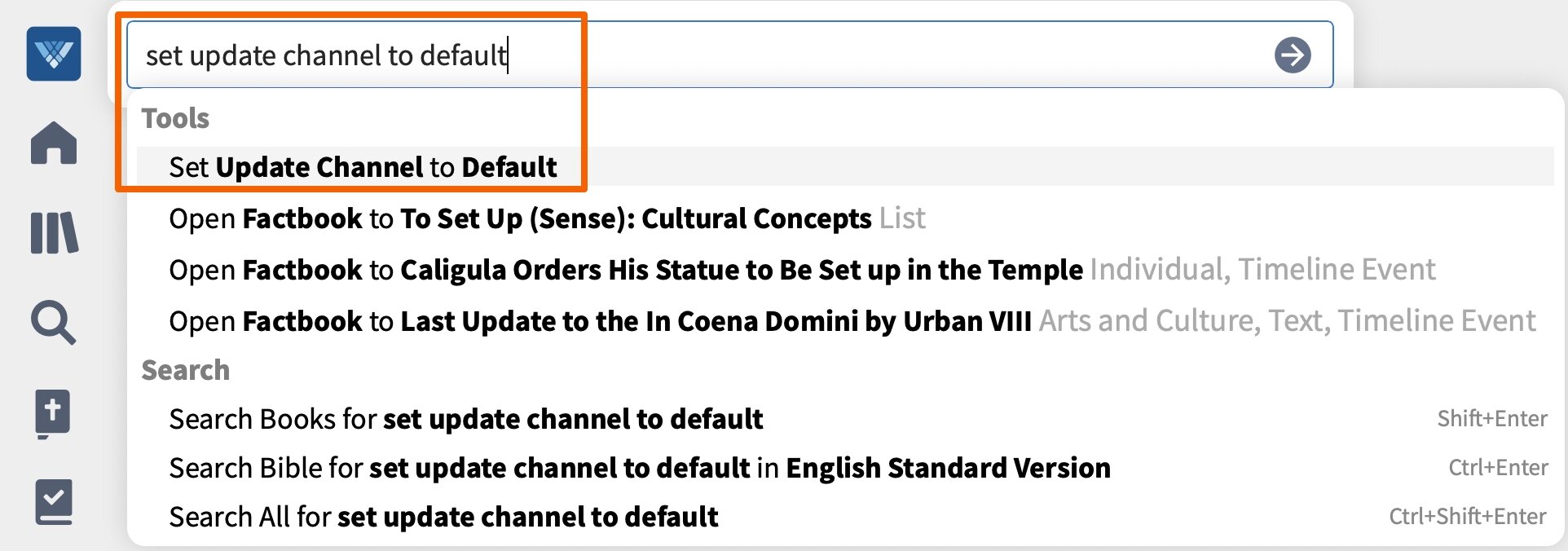 How to update verbum verbum support