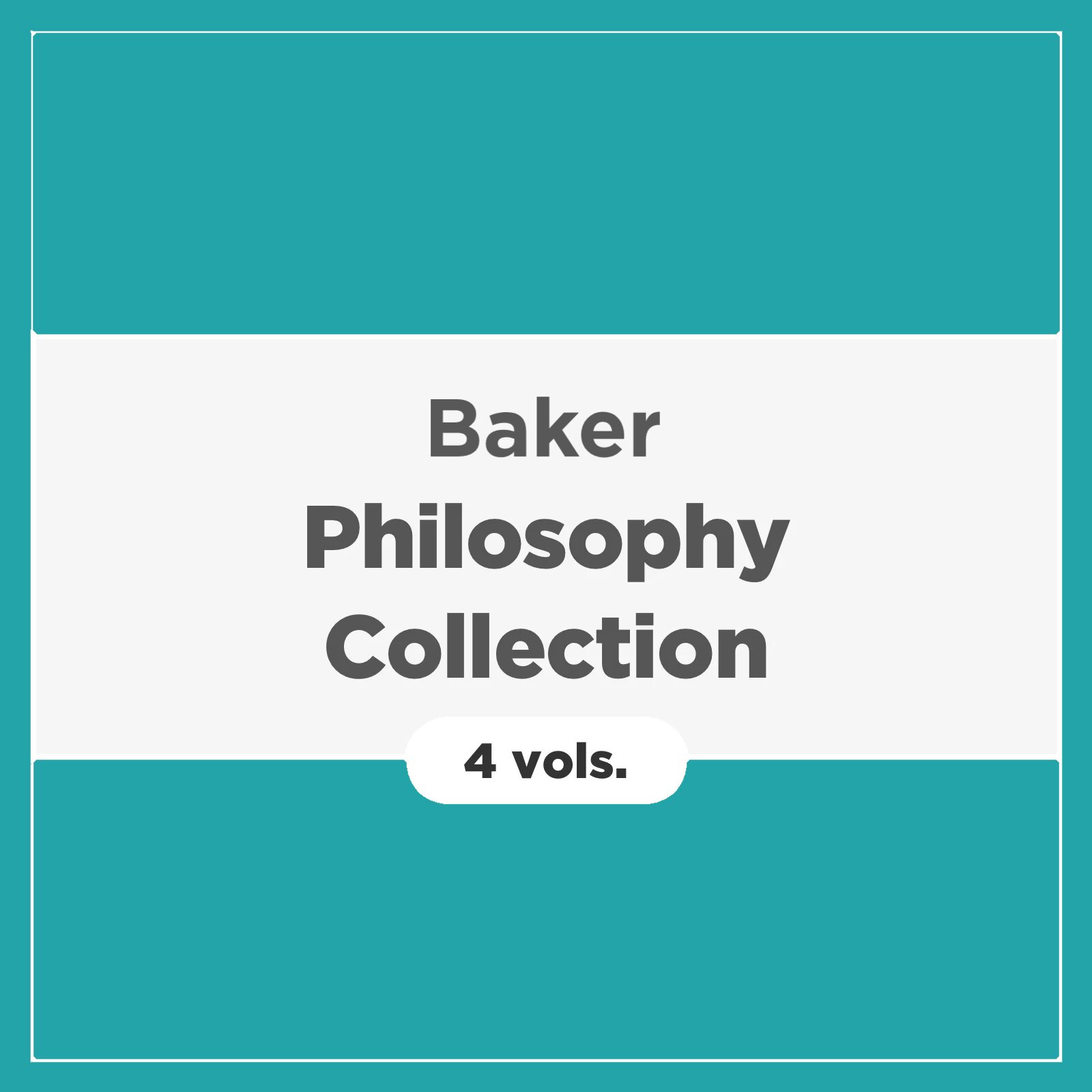 Baker Philosophy Collection (4 vols.)
