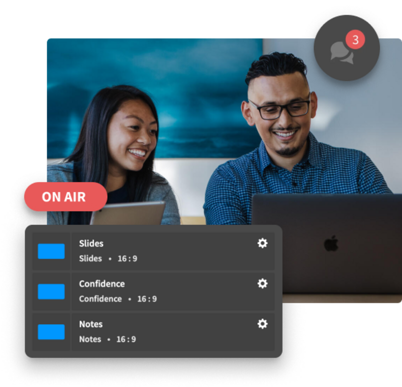 Team using Proclaim collaboratively
