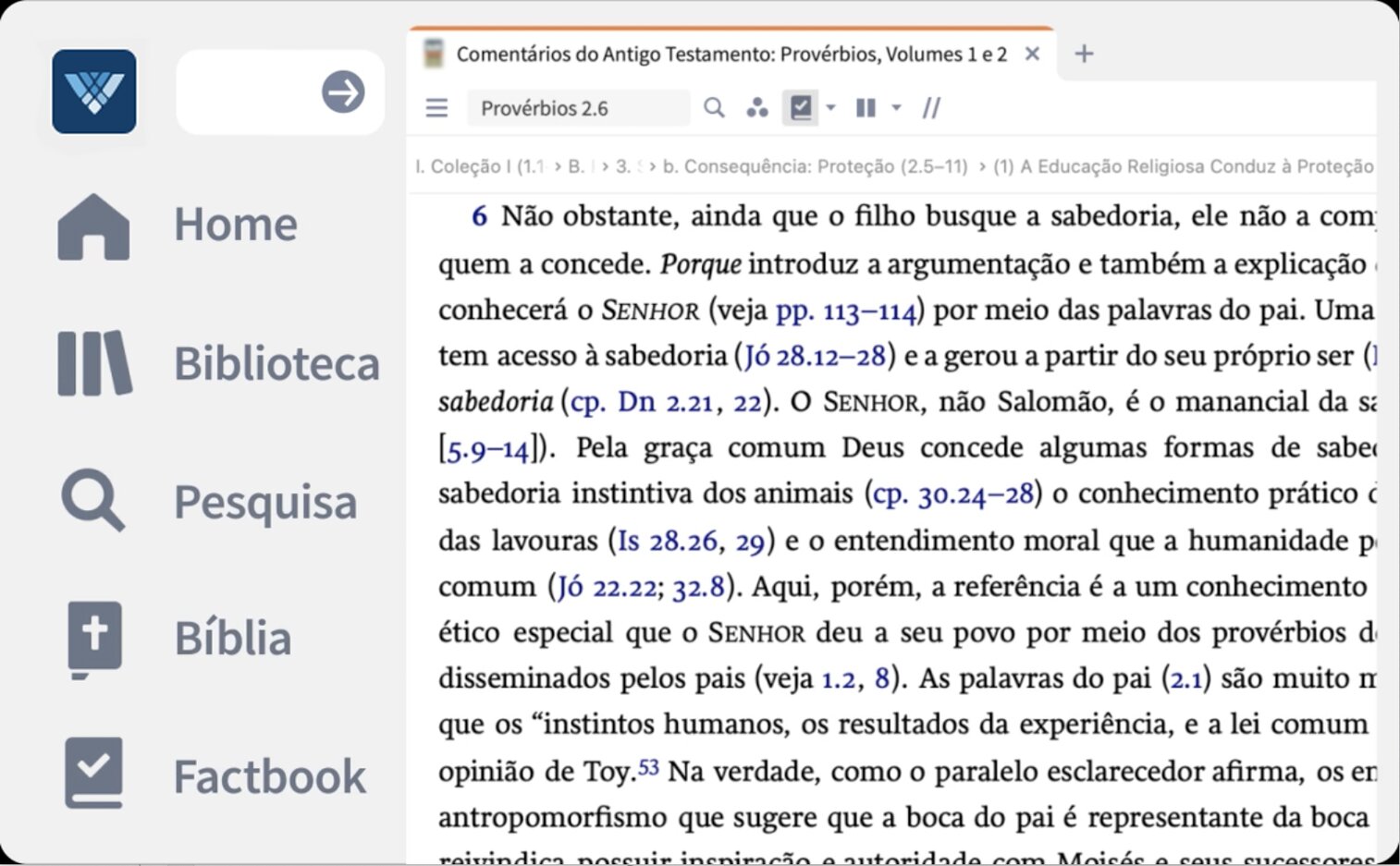 Verbum 10 Horizontal Scripture Screen Shot on mobile