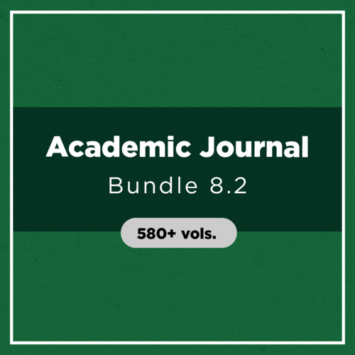 Academic Journal Bundle 8.2 (580+ vols.)