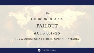Sermon Series: Book of Acts - May 21, 2023
