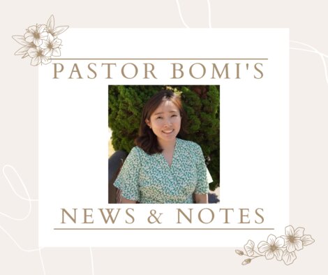Pastor Bomi's News &notes - 1