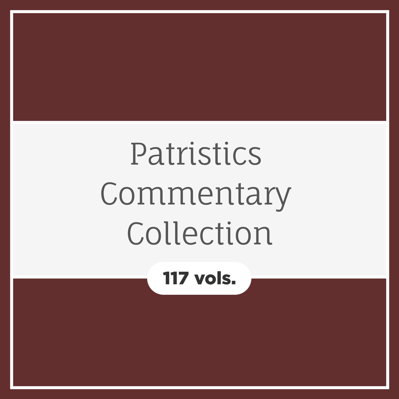 Patristics Commentary Collection (117 vols.)